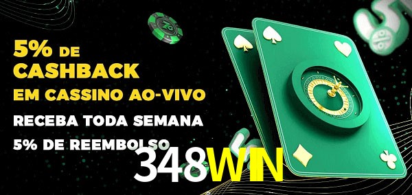 Promoções do cassino ao Vivo 348WIN